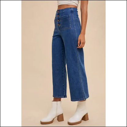 Button Fly High Waist Jeans: where Curves Party and Confidence Struts 🎉 - Jeans on Sale Worldwide Shipping