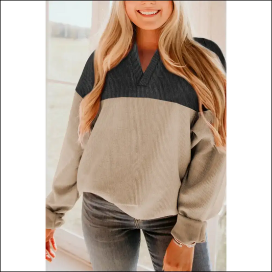 Carbon Grey Colorblock: so Comfy It’s Criminal 😈 Needful Things - s - Sweatshirts & Hoodies on Sale Worldwide Shipping