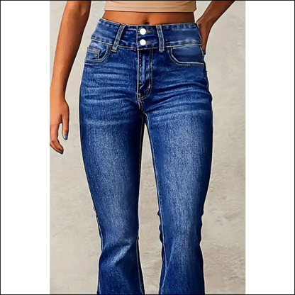 Cat Whisker Washed Bootcut Jeans: where Comfort Meets Purrfection! 😻 - Jeans on Sale Worldwide Shipping