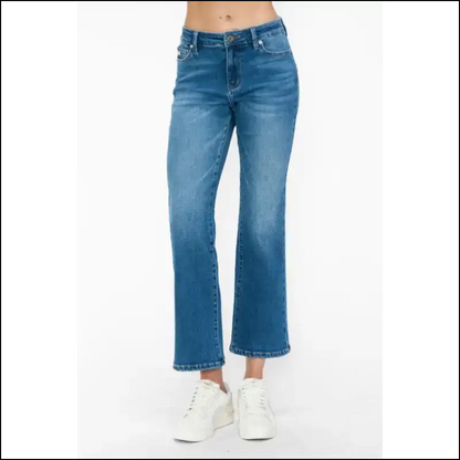 Cat’s Whiskers Mid Rise Ankle Jeans: Purrfectly Stylish Claw-some Comfort! 😻 - Jeans on Sale Worldwide Shipping