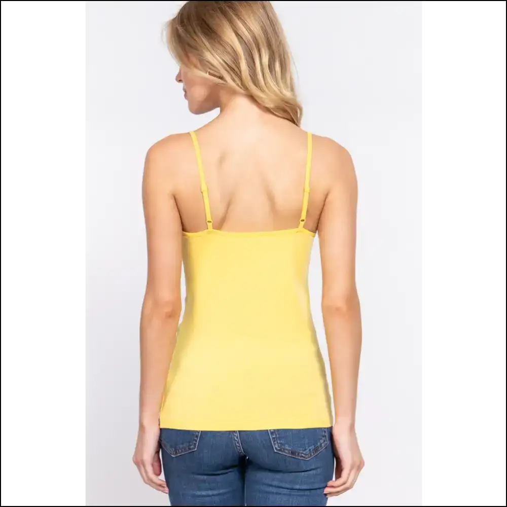 Chic Adjustable Spaghetti Strap Cami - Needful Things - Tank Tops on Sale Worldwide Shipping