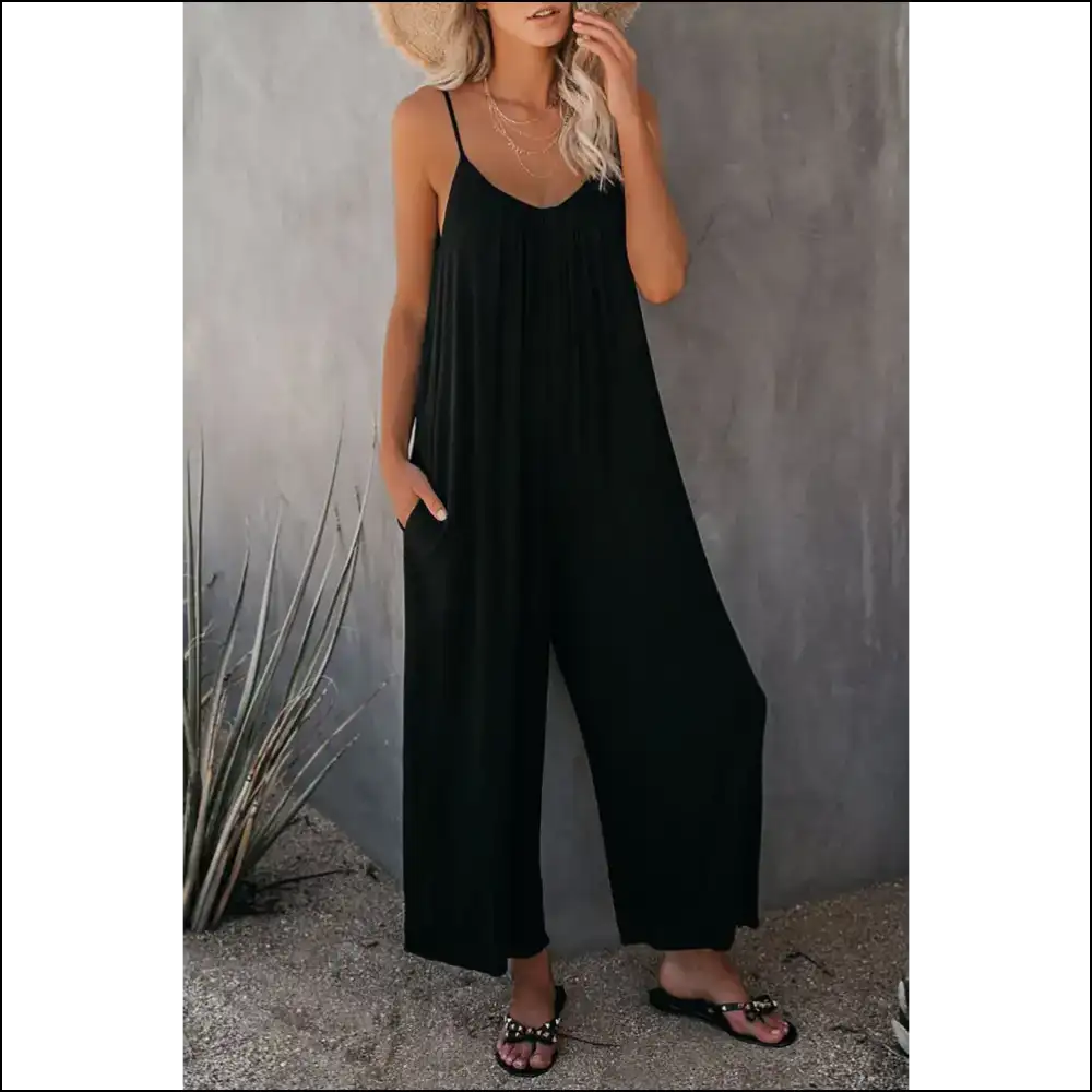 Chic Black Jumpsuit: from Zero to Goddess 🖤 - Jumpsuits & Rompers on Sale Worldwide Shipping