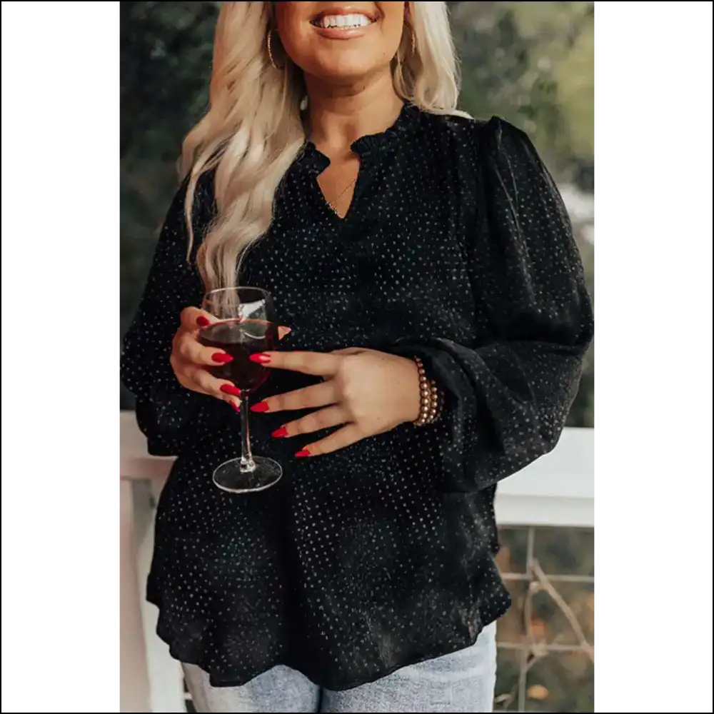 Chic Black Leopard Print: Needful Things’ Print Attitude 🐆🖤 - 1x - Plus Size Tops on Sale Worldwide Shipping