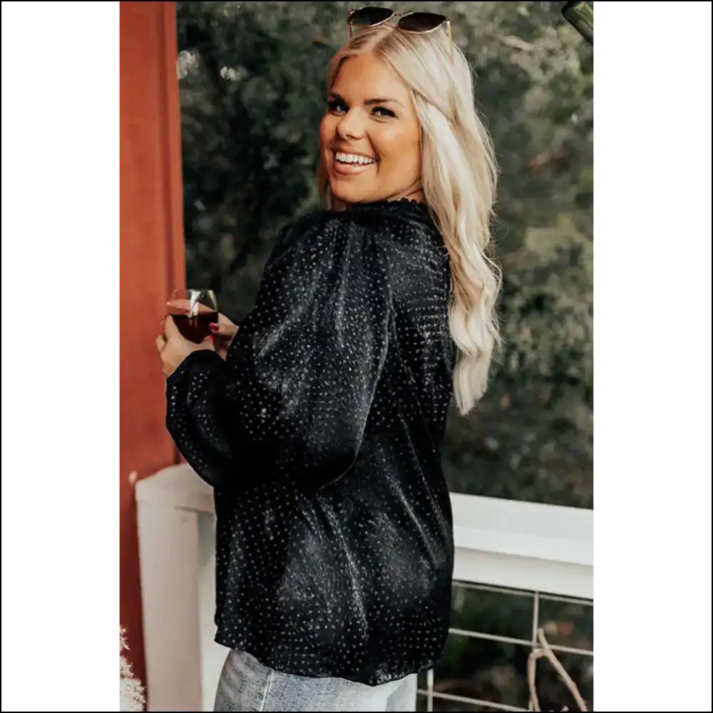 Chic Black Leopard Print: Needful Things’ Print Attitude 🐆🖤 - Plus Size Tops on Sale Worldwide Shipping