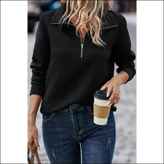 Chic Black Quilted Comfy Death Trap (hoodie Edition) - Needful Things 🖤 - s - Sweatshirts & Hoodies on Sale Worldwide Shipping