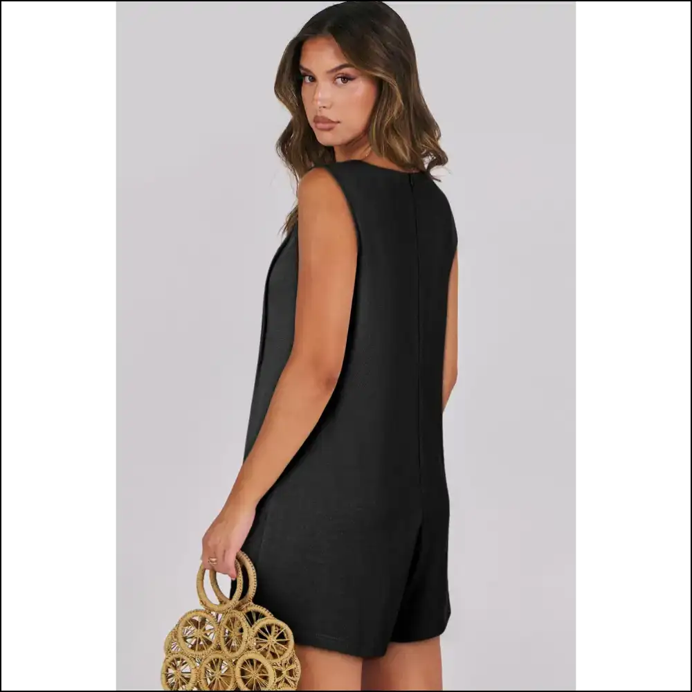Chic Black Tie Romper: Dress to Impress (or Distress) from Needful Things! 😈 - Rompers Jumpsuits & on Sale Worldwide Shipping