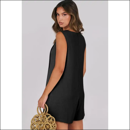 Chic Black Tie Romper: Dress to Impress (or Distress) from Needful Things! 😈 - Rompers Jumpsuits & on Sale Worldwide Shipping