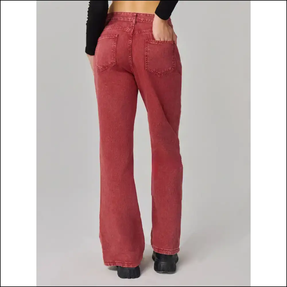Chic Bootcut Jeans: Because your Pockets Deserve to Shine Too! 💃 - Jeans on Sale Worldwide Shipping