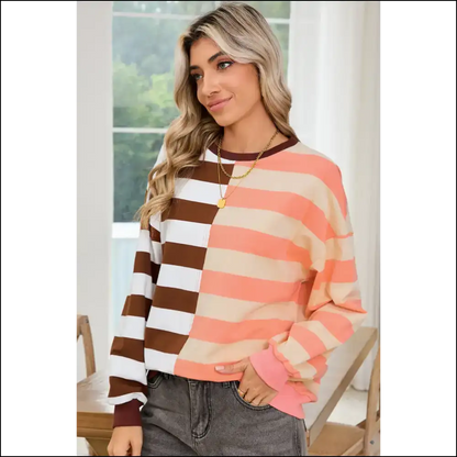 Chic Brown Stripe: Needful Things’ I Woke Up Like This’ Hoodie ✨ - Sweatshirts & Hoodies on Sale Worldwide Shipping