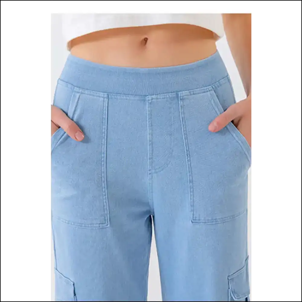 Chic Buttoned Pocketed Long Jeans: your New Pants of Awesome! 💥👖 - Jeans on Sale Worldwide Shipping