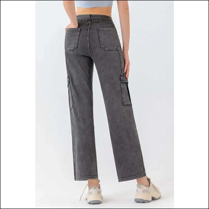 Chic Buttoned Pocketed Long Jeans: your New Pants of Awesome! 💥👖 - Jeans on Sale Worldwide Shipping