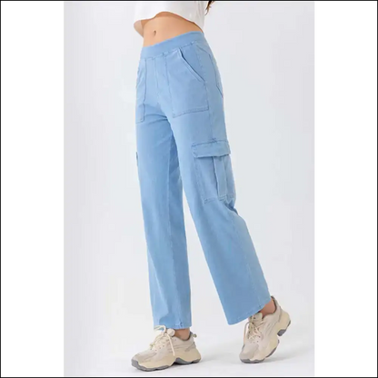 Chic Buttoned Pocketed Long Jeans: your New Pants of Awesome! 💥👖 - Light Blue / m - Jeans on Sale Worldwide Shipping