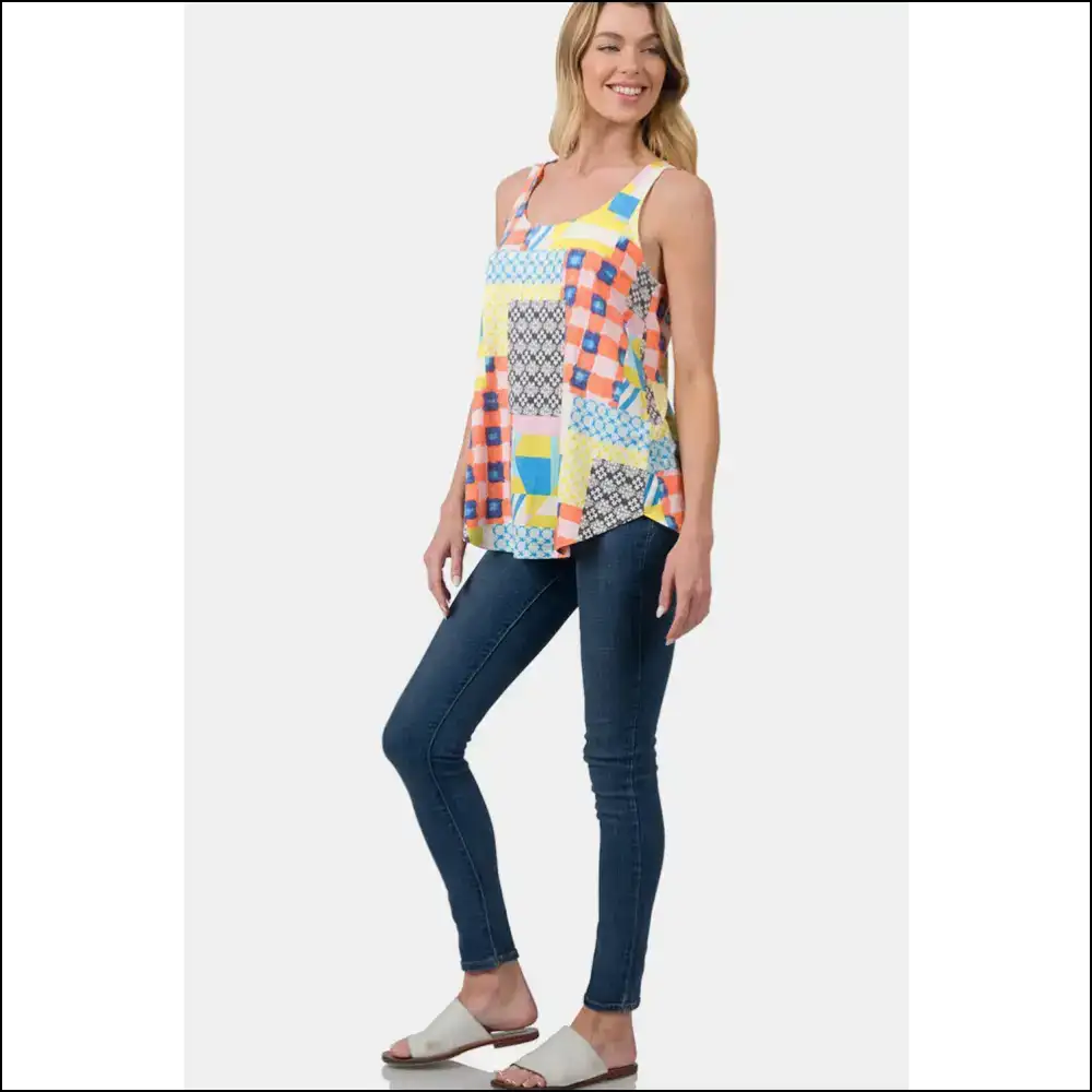 Chic Curved Hem Tank: Because your Closet Deserves a Little Drama! 🌟👚 - Tank Tops on Sale Worldwide Shipping