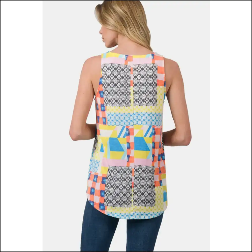 Chic Curved Hem Tank: Because your Closet Deserves a Little Drama! 🌟👚 - Tank Tops on Sale Worldwide Shipping