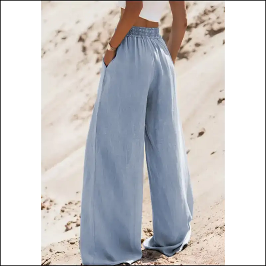 Chic Drawstring Wide Leg Jeans: Because who Needs a Tux for Comfort? 😜 - Jeans on Sale Worldwide Shipping