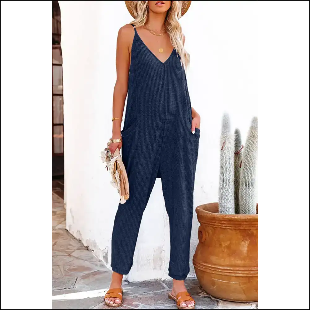 Chic Green Jumpsuit: One-piece Wonder Zero Effort Fab 💚 Needful Things - Blue / s - Jumpsuits & Rompers on Sale Worldwide Shipping