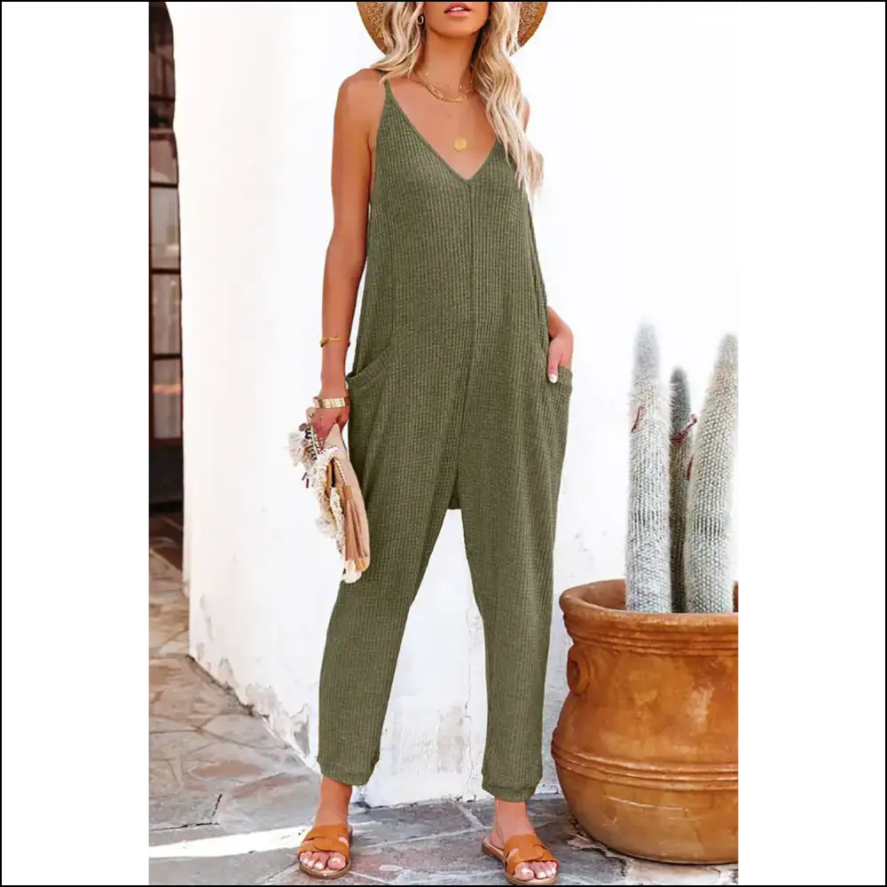 Chic Green Jumpsuit: One-piece Wonder Zero Effort Fab 💚 Needful Things - s - Jumpsuits & Rompers on Sale Worldwide Shipping