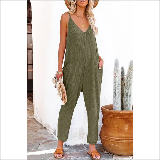 Chic Green Jumpsuit: One-piece Wonder Zero Effort Fab 💚 Needful Things - s - Jumpsuits & Rompers on Sale Worldwide Shipping