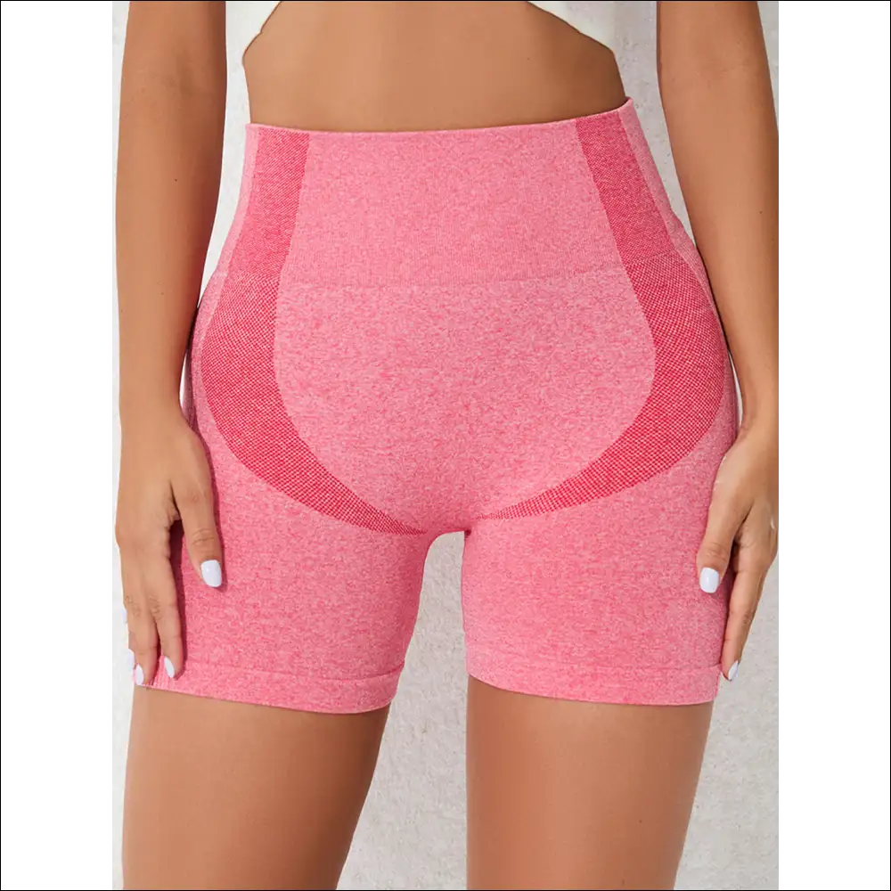 Chic High Waist Active Shorts for Stylish Comfort - Pink / s - on Sale Worldwide Shipping