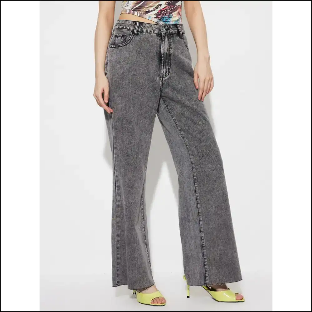 Chic High Waist Bootcut: Because Fabulous is a Full-time Job! 😄👖 - Jeans on Sale Worldwide Shipping