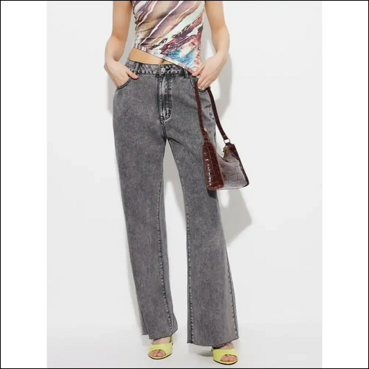 Chic High Waist Bootcut: Because Fabulous is a Full-time Job! 😄👖 - Dark Gray / s - Jeans on Sale Worldwide Shipping