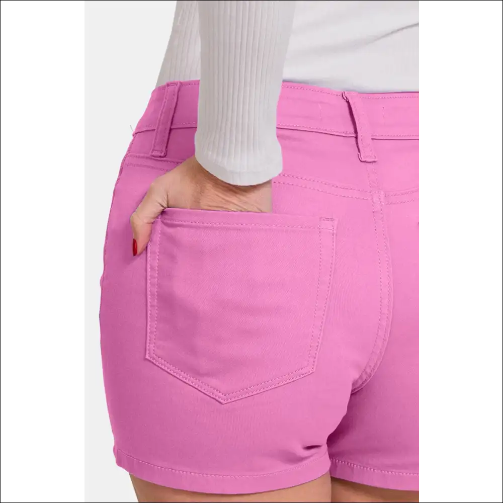 Chic High Waist Denim Shorts for Trendy Summer Vibes - on Sale Worldwide Shipping