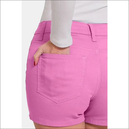 Chic High Waist Denim Shorts for Trendy Summer Vibes - on Sale Worldwide Shipping