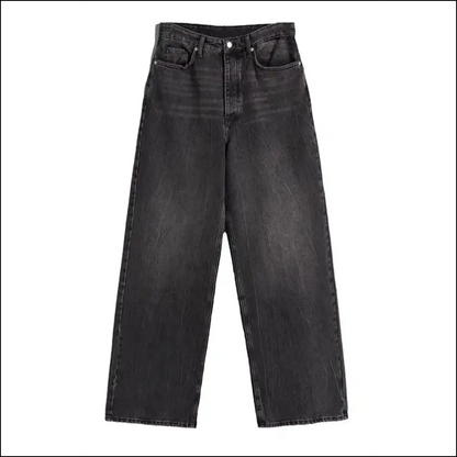 Chic High Waist Wide Leg Jeans: Strut your Stuff Comfortably Fabulous! 💃 - Jeans on Sale Worldwide Shipping