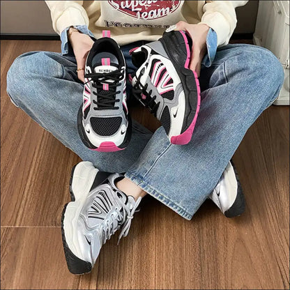 Chic Lace-up Platform Athletic Shoes - on Sale Worldwide Shipping