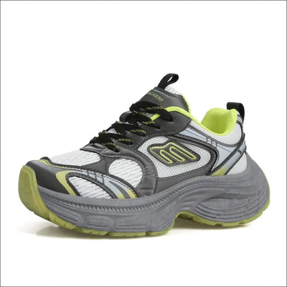 Chic Letter Lace-up Round Toe Athletic Shoes - on Sale Worldwide Shipping