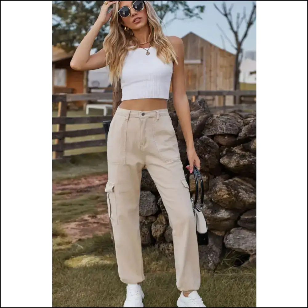 Chic Long Jeans: Strut your Stuff and Pocket Confidence! 😂 Needful Things - Jeans on Sale Worldwide Shipping