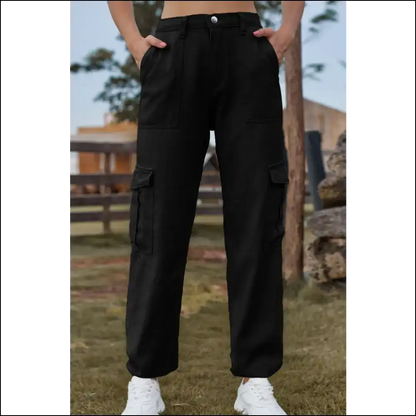 Chic Long Jeans: Strut your Stuff and Pocket Confidence! 😂 Needful Things - Black / 2xl - Jeans on Sale Worldwide Shipping