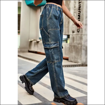 Chic Loose Fit Long Pants: Comfort that Makes you Forget your Ex! 😂👖 - Jeans on Sale Worldwide Shipping