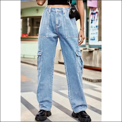 Chic Loose Fit Long Pants: Comfort that Makes you Forget your Ex! 😂👖 - Light / Xl - Jeans on Sale Worldwide Shipping