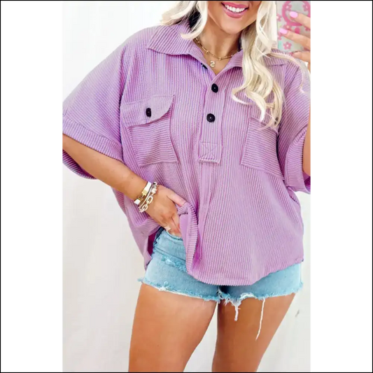 Chic Orchid Bouquet Blouse from Polyester Paradise - s - Blouses on Sale Worldwide Shipping