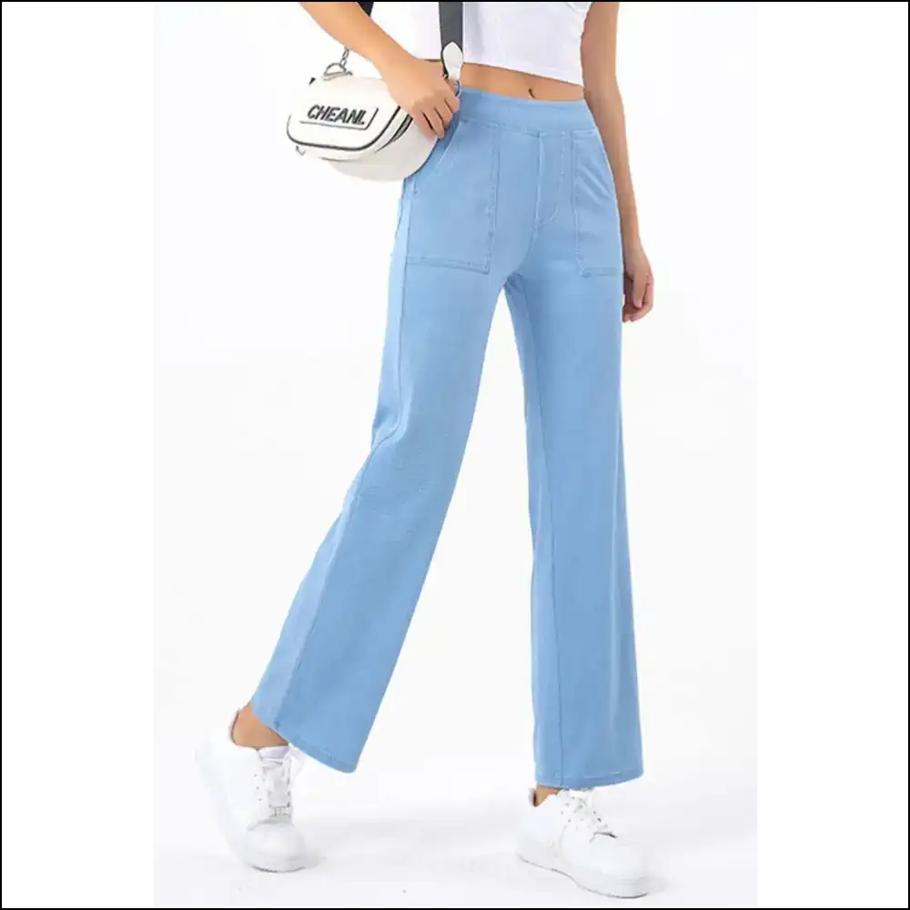Chic Pocketed Long Jeans: where Comfort Meets Curvaceous Chaos! 👖💥 - Jeans on Sale Worldwide Shipping