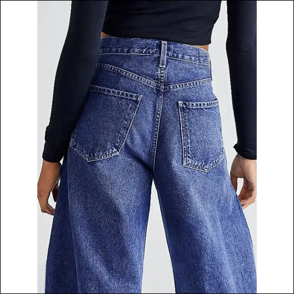 Chic Raw Hem Wide Leg Jeans: for when you Want Freedom and Fun! - Jeans on Sale Worldwide Shipping
