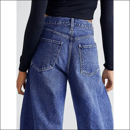 Chic Raw Hem Wide Leg Jeans: for when you Want Freedom and Fun! - Jeans on Sale Worldwide Shipping