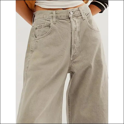 Chic Raw Hem Wide Leg Jeans: for when you Want Freedom and Fun! - Jeans on Sale Worldwide Shipping