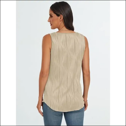 Chic Round Neck Tank: Because Basic is just too for Needful Things! 😜 - Tank Tops on Sale Worldwide Shipping
