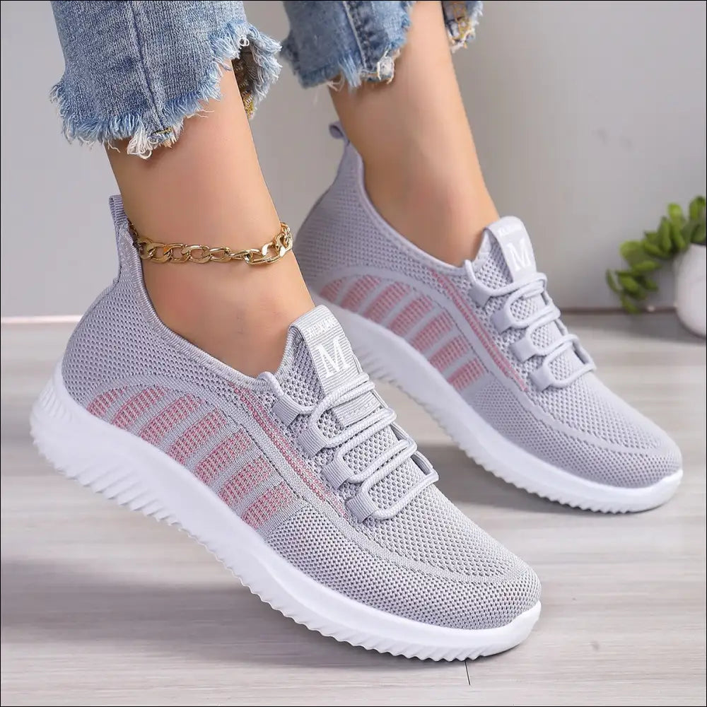 Chic Round Toe Athletic Flats for Women - Shoes on Sale Worldwide Shipping