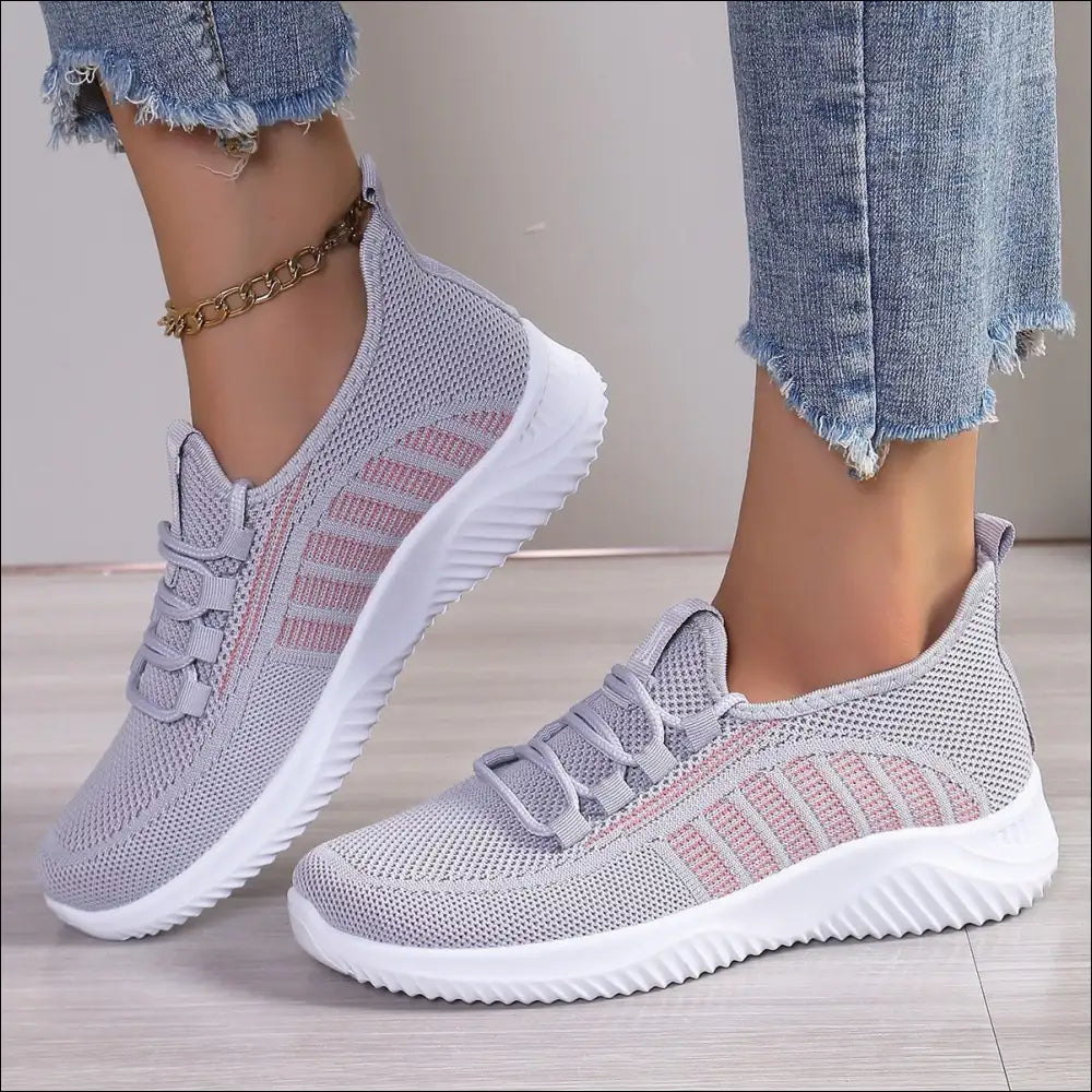 Chic Round Toe Athletic Flats for Women - Shoes on Sale Worldwide Shipping