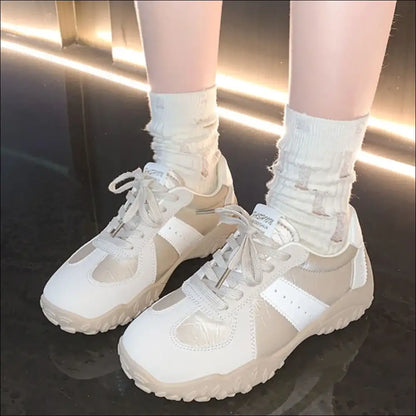 Chic Round Toe Flats for All-day Comfort - Beige / 35(us4) - Athletic Shoes on Sale Worldwide Shipping