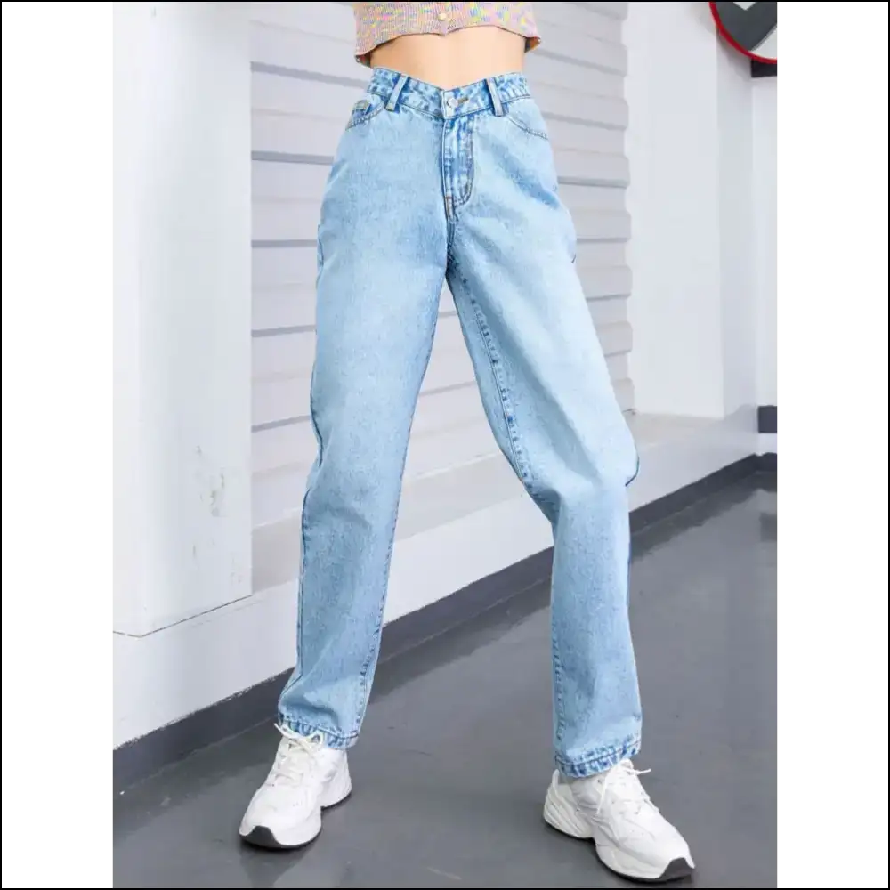 Chic Straight Leg Jeans: Confidence Boosters with Pockets for Days! 💁‍♀️✨ - Jeans on Sale Worldwide Shipping