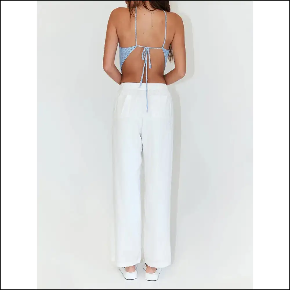 Chic Tie Back Sleeveless Tank Top - Tops on Sale Worldwide Shipping