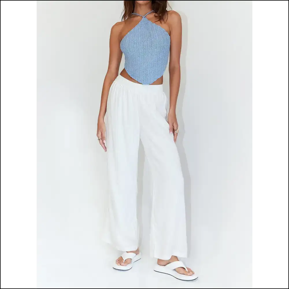 Chic Tie Back Sleeveless Tank Top - Tops on Sale Worldwide Shipping