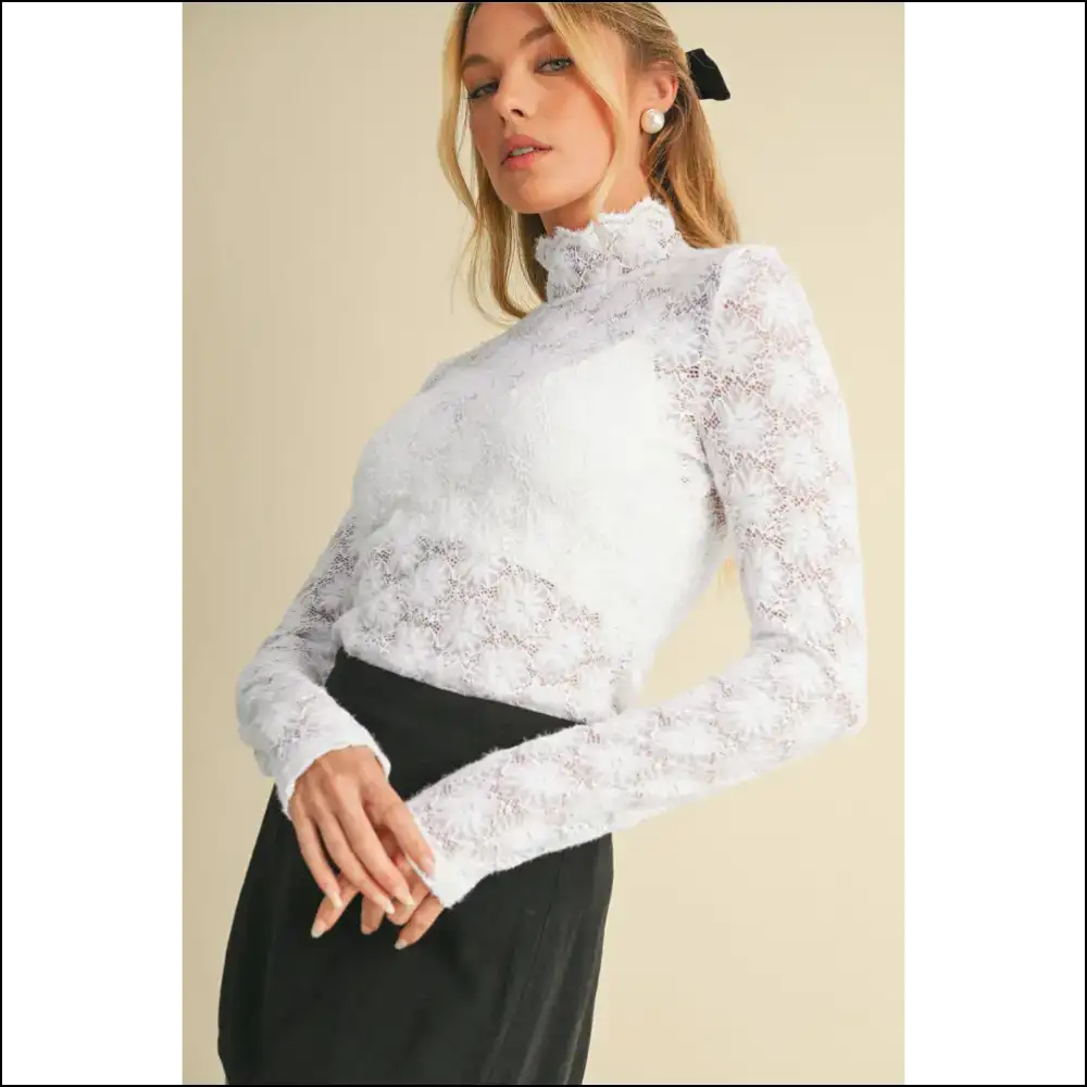 Chic White Floral: so Fancy 🌼 (needful Things) - Black / s - Blouses on Sale Worldwide Shipping