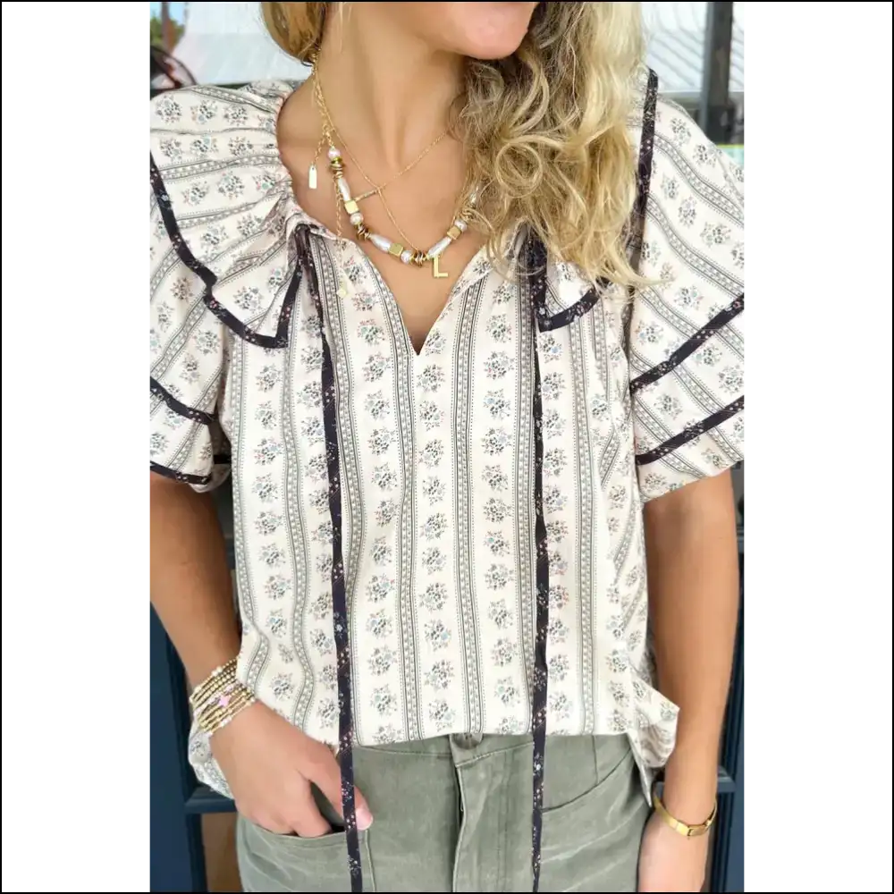 Chic White Ruffle: from Frumpy to Fabulous () at Needful Things! 💀 🌺 - Blouses on Sale Worldwide Shipping