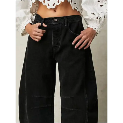 Chic Wide Leg Jeans: Because Even your Legs Deserve their Own Tiktok! 💃😜 - Jeans on Sale Worldwide Shipping