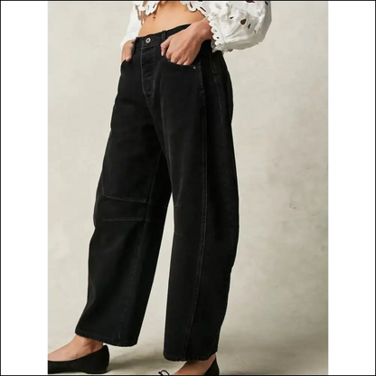 Chic Wide Leg Jeans: Because Even your Legs Deserve their Own Tiktok! 💃😜 - Jeans on Sale Worldwide Shipping
